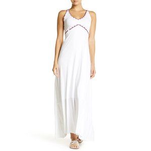 Letarte | Sleeveless Embroidered Maxi Dress Size S
